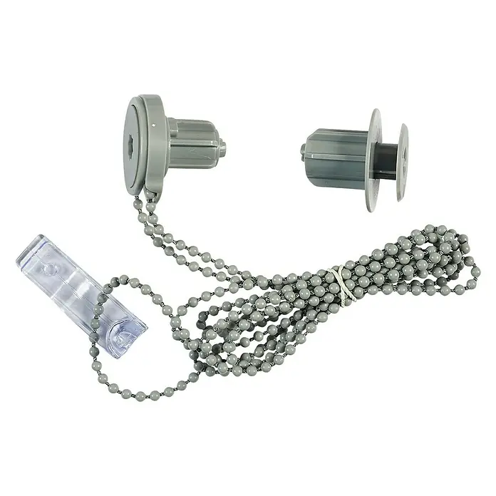 Cadena para cortina enrollable Soft&Calm - 1,5 m, Gris, Plástico - Vista frontal