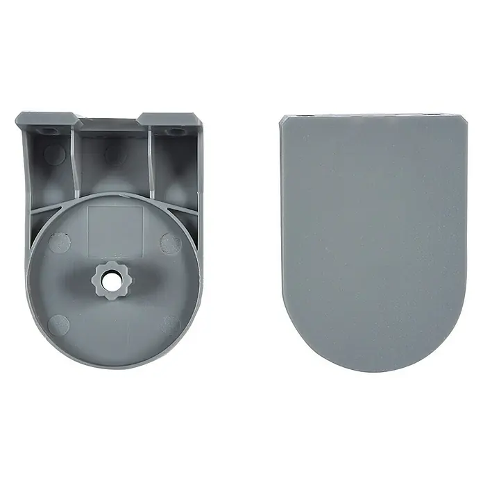 Soporte doble enrollable Soft & Calm - Gris, 2 ud. - Vista frontal