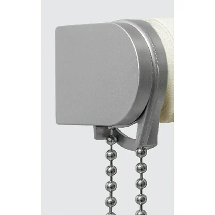 Estor enrollable Montreal - An x Al: 90 x 250 cm, Plata azul - Primer plano