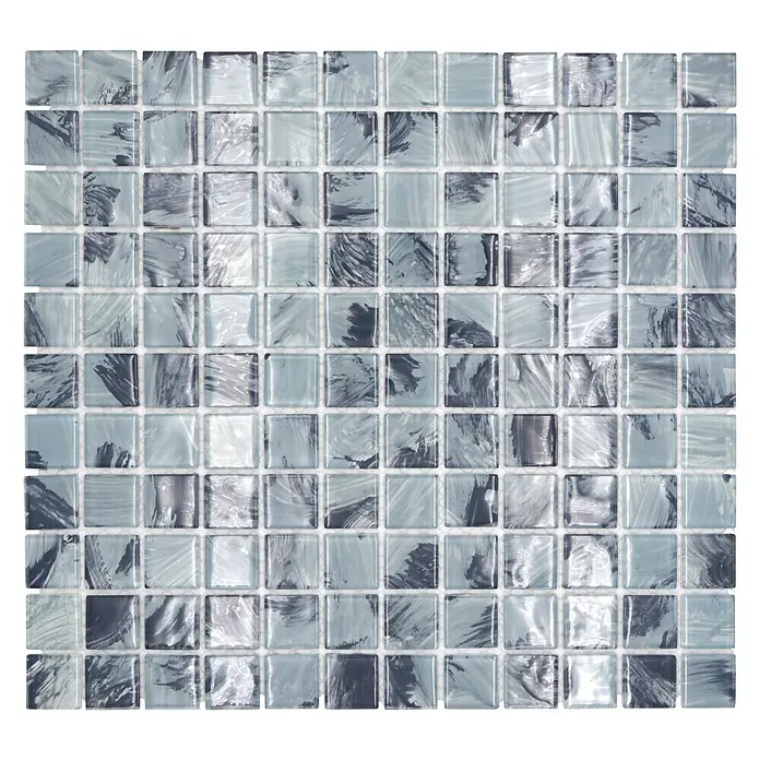 Mozaïektegel vierkant glas CM 4240 - 32,7 x 30,2 cm, Glanzend - Bovenaanzicht