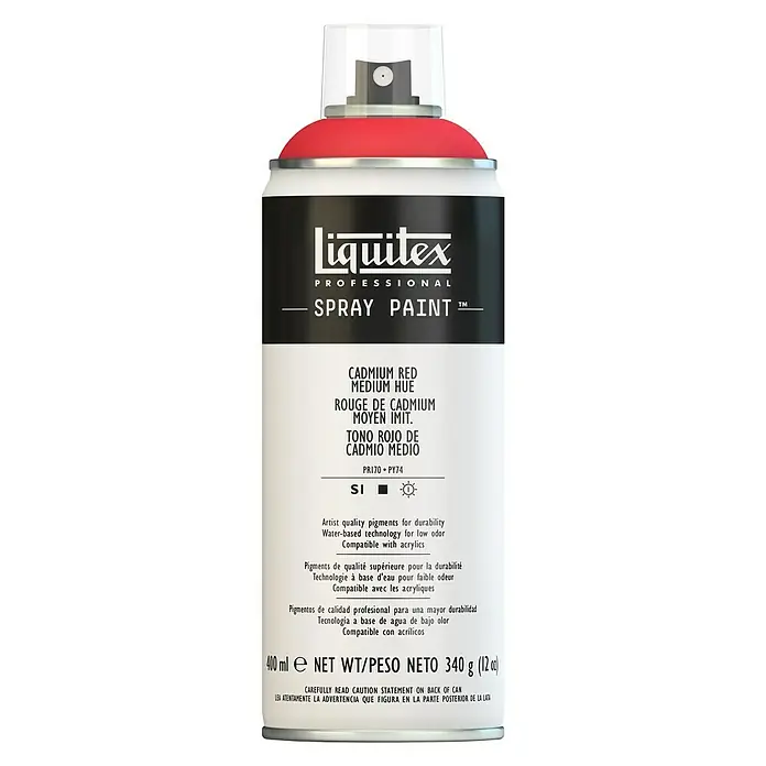 Liquitex Professional Farbspray - Kadmium Rot Mittel Imit., 400 ml - Vorderansicht