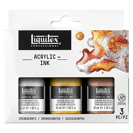Liquitex Professional Zeichentinten-Set Irisierend