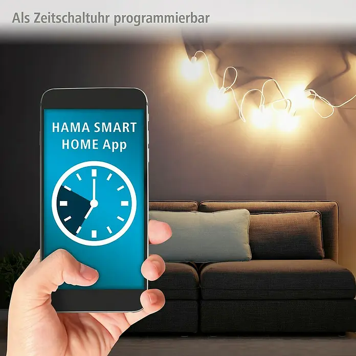 Hama Smart-Steckdose Mini - Innen, Weiß, 3.680 W, 16 A - Anwendungsbeispiel