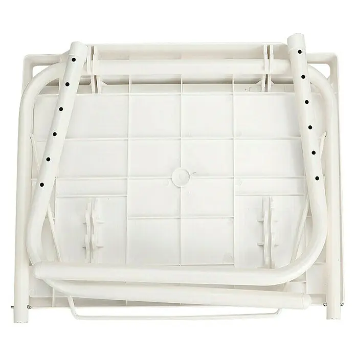 Mesa auxiliar Table Express - L x An x Al: 40 x 52 x 77 cm, Blanco - Vista descendente