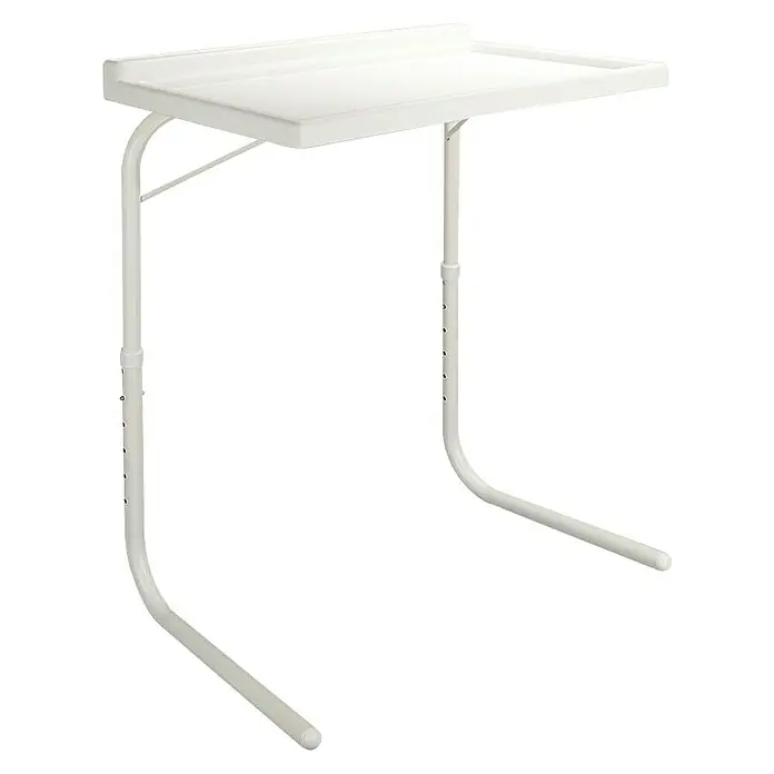 Mesa auxiliar Table Express - L x An x Al: 40 x 52 x 77 cm, Blanco - Vista angular