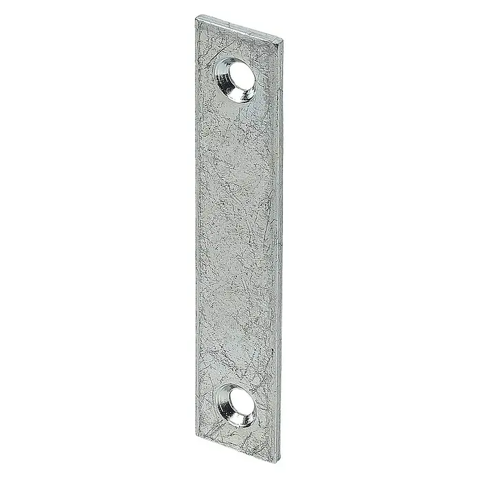 Stabilit Chapa de unión - 50 x 15 mm, Zincado, Espesor: 2 mm - Vista angular