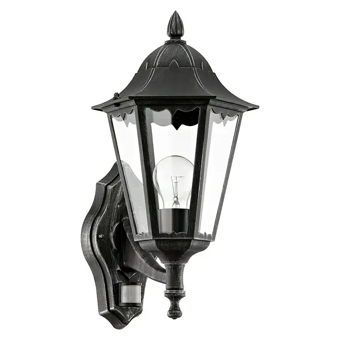 Eglo Wandlamp voor buiten Navedo - 60 W, Helder, IP44 - Diagonaal zicht