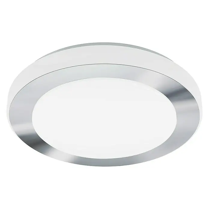 Eglo Led-plafondlamp Led Carpi - 16 W, Wit, Zilver - Zicht van beneden