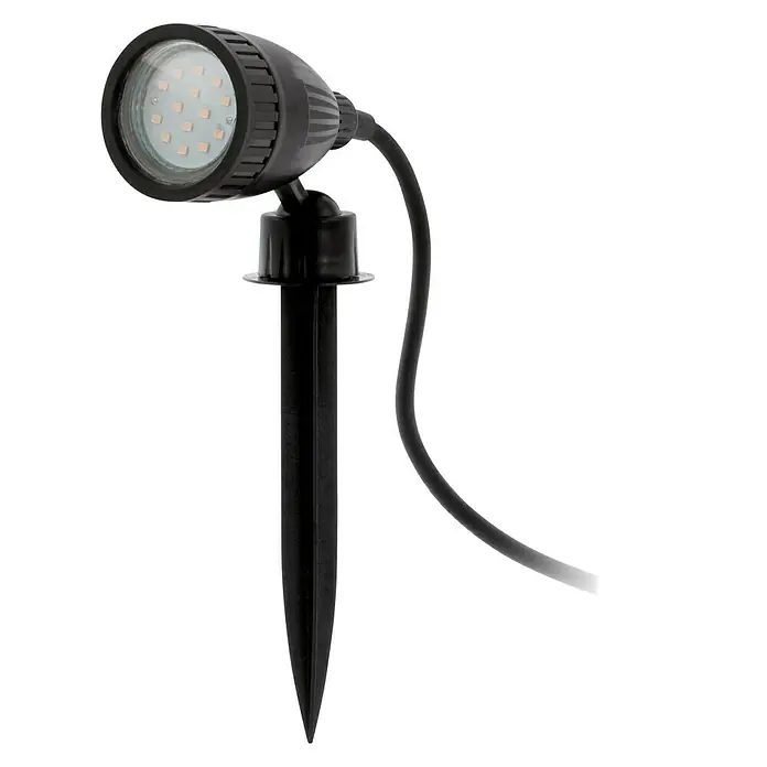 Eglo Buitenlampen Nema 1 - 3 W, Zwart - Diagonaal zicht