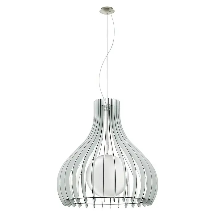 Eglo Hanglamp Tindori - 60 W, Wit, E27 - Vooraanzicht