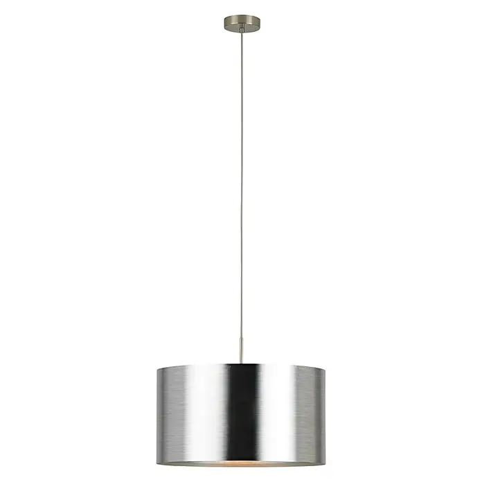 Eglo Hanglamp Saganto - 60 W, Zilver, E27 - Vooraanzicht
