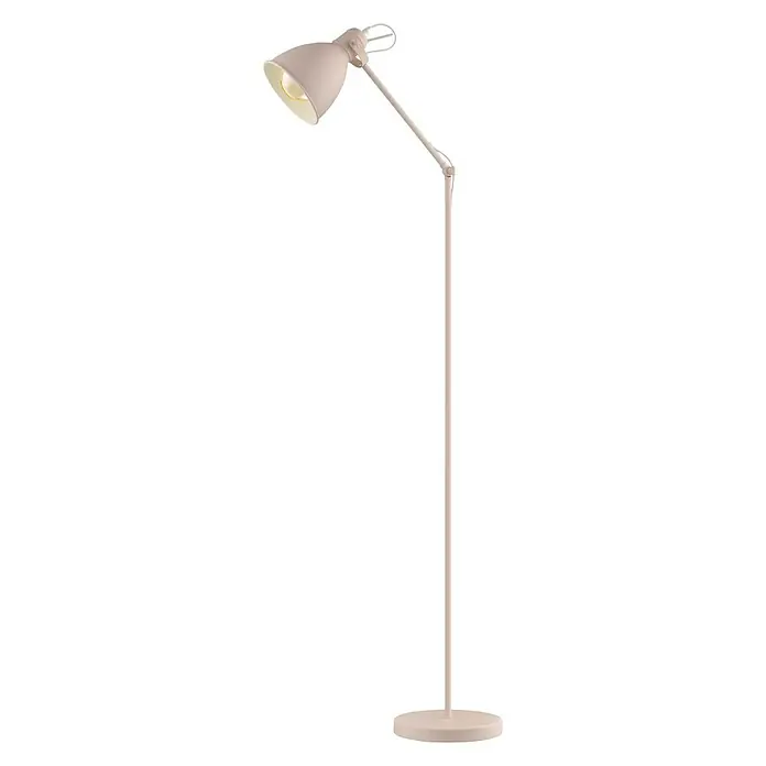 Eglo Staande lamp Priddy-P - Hoogte: 137 cm, Crème, E27 - Diagonaal zicht