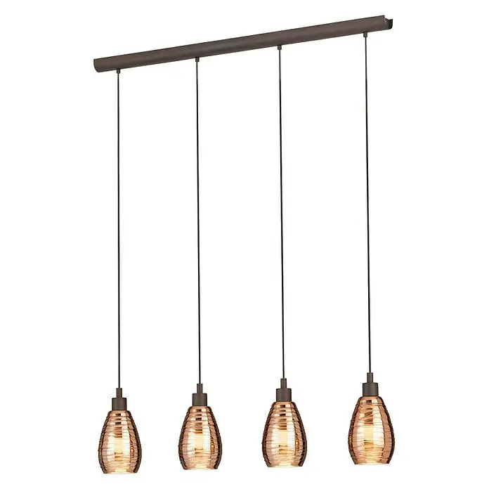 Eglo Hanglamp Siracusa - 240 W, l x b x h: 113 x 12,5 x 110 cm, E27 - Diagonaal zicht