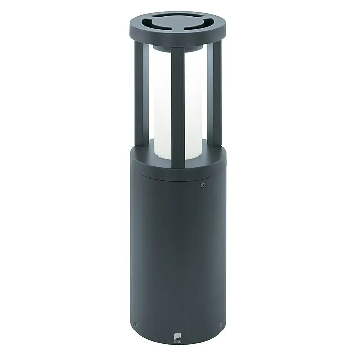 Eglo Sokkellamp voor buiten Gisola - 12 W, Warm wit, IP44 - Vooraanzicht