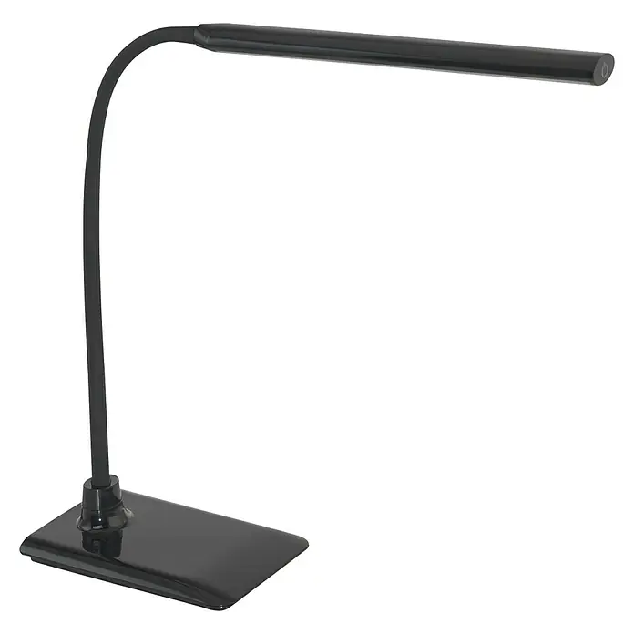 Eglo Tafellamp Laroa - 4,5 W, l x b x h: 48 x 12 x 32,5 cm, Zwart - Diagonaal zicht