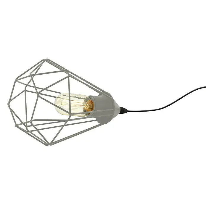 Eglo Tafellamp Tarbes - 60 W, Grijs, E27 - Diagonaal zicht