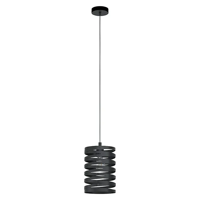 Eglo Hanglamp Cremella - 40 W, 180 mm, Zwart - Vooraanzicht