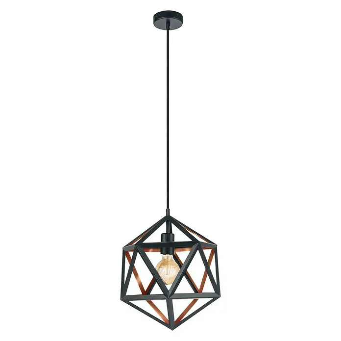 Eglo Hanglamp Embleton 1 - 60 W, E27 - Vooraanzicht
