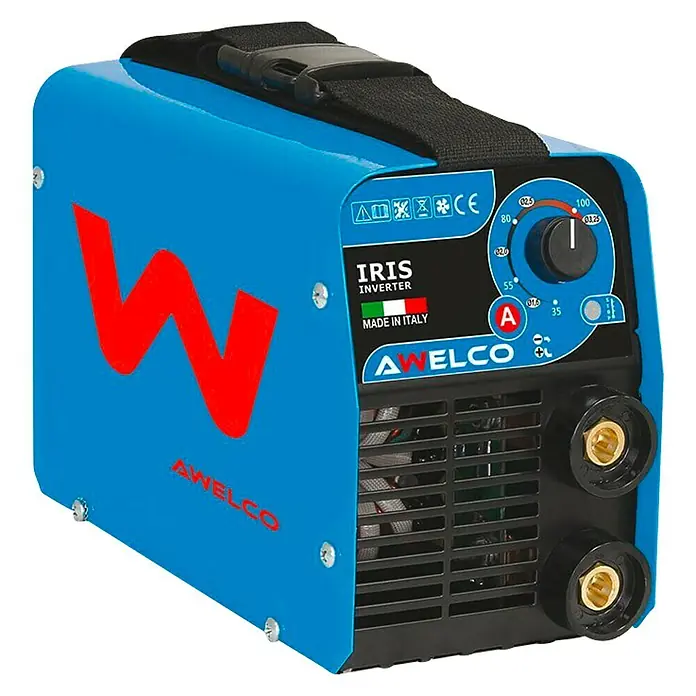 Awelco Uređaj za zavarivanje s elektrodama Iris 150 - Struja za zavarivanje: 35 - 130 A, Jačina elektroda: 1,6 - 3,25 mm - Dijagonalni pogled