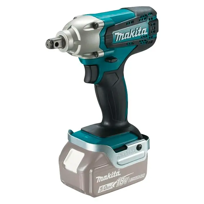 Makita Akumulatorski udarni odvijač DTW190Z - 18 V, Bez akumulatora, Broj okretaja pri praznom hodu: 0 okr/min - 2.300 okr/min, Broj udaraca: 0 - 3.000/min - Dijagonalni pogled