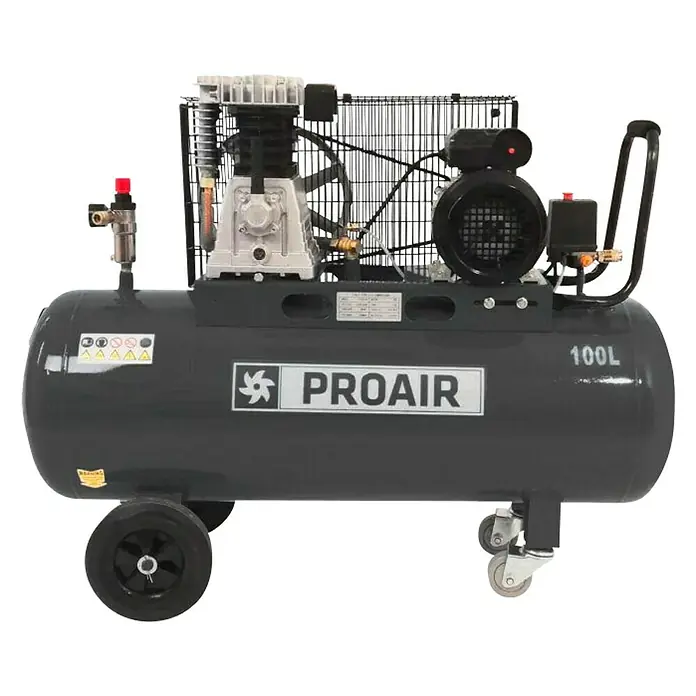 Pro Air Kompresor klipni JP 360/100 - 8 bara, 2,2 kW, Sadržaj spremnika: 100 l - Pogled s desne strane