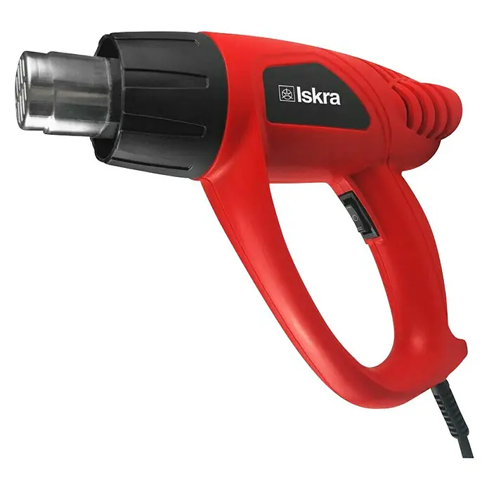 Iskra Puhalo vrućeg zraka HG2000 - 2.000 W, Temperaturni raspon: 350 °C - 550 °C - Pogled s lijeve strane