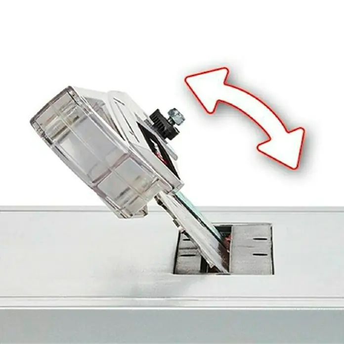 Einhell Stolna kružna pila TC-TS 210 - 1.200 W, Promjer lista pile: 210 mm, 0 okr/min - 4.800 okr/min - Detaljan prikaz