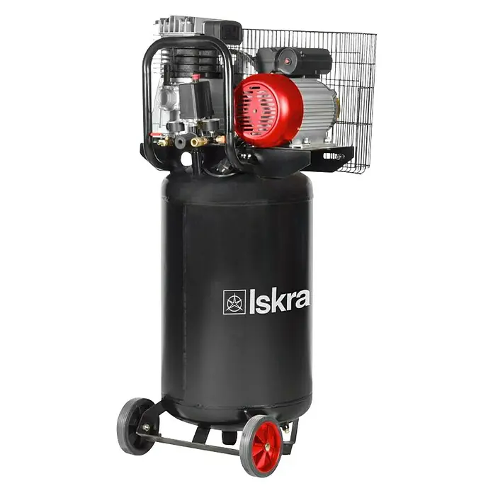 Iskra Kompresor klipni MB2065 / 90L - 8 bara, 2,2 kW, Sadržaj spremnika: 90 l - Dijagonalni pogled