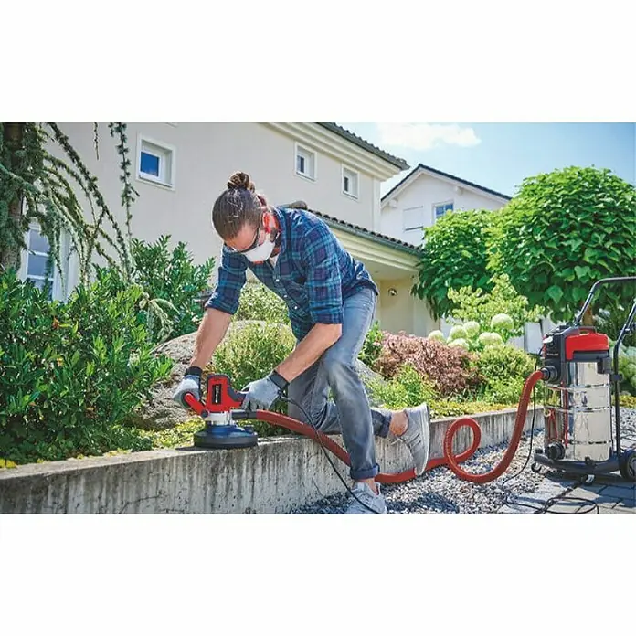 Einhell Brusilica za zidove i stropove TE-DW 180 - 1.300 W, Promjer brusnog tanjura: 180 mm - Proizvod u upotrebi