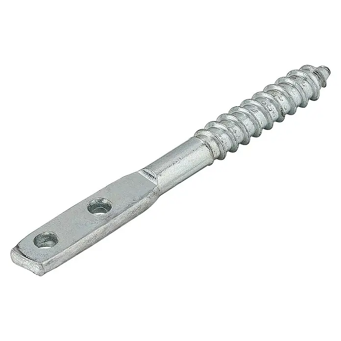 Stabilit Flechtzaunhalter - L x B x H: 85 x 45 x 15 mm - Diagonale Ansicht