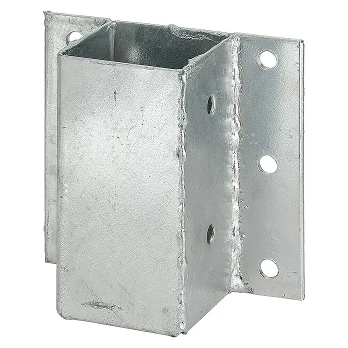 Stabilit Pfostenträger - L x B x H: 155 x 148 x 71 mm, Feuerverzinkt - Diagonale Ansicht