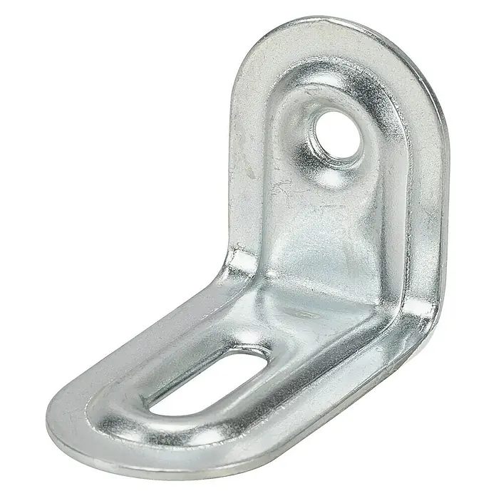 Stabilit Verstellwinkel - L x B x H: 39 x 28 x 22 mm, Silber - Diagonale Ansicht