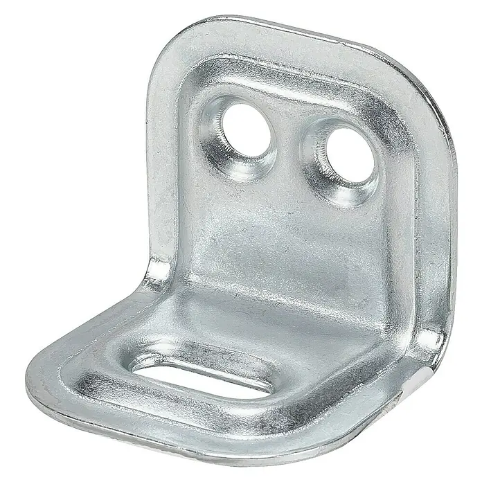 Stabilit Verstellwinkel - L x B x H: 25 x 30 x 1 mm, Stahl, Verzinkt - Diagonale Ansicht
