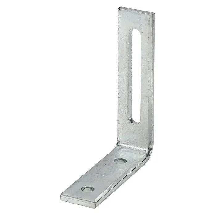 Stabilit Verstellwinkel - L x B x H: 80 x 65 x 20 mm, Verzinkt - Diagonale Ansicht