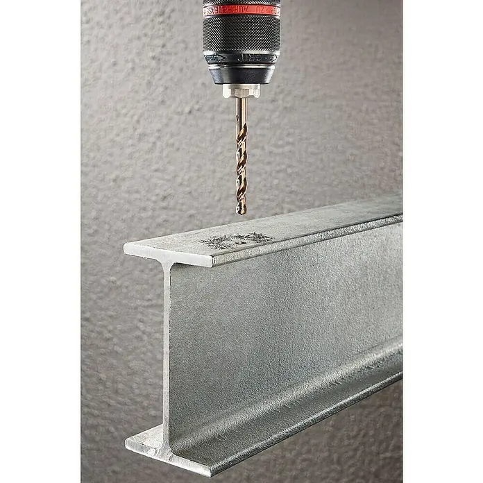 Wolfcraft Metallbohrer - Durchmesser: 8,5 mm, Länge: 117 mm, HSS-Co - Detailaufnahme