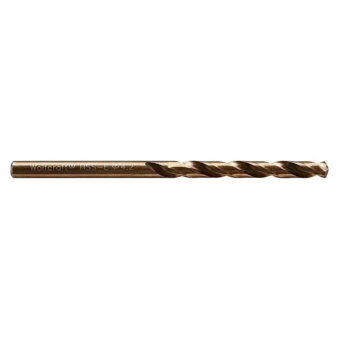 Wolfcraft Metallbohrer - Durchmesser: 4,2 mm, Länge: 75 mm, HSS-Co - Rechte Seitenansicht