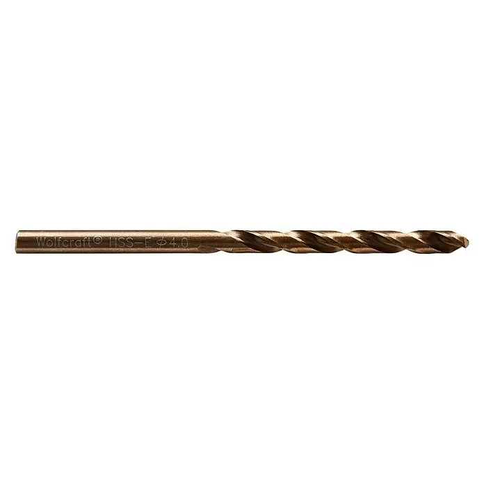 Wolfcraft Metallbohrer - Durchmesser: 4 mm, Länge: 75 mm, HSS-Co - Rechte Seitenansicht