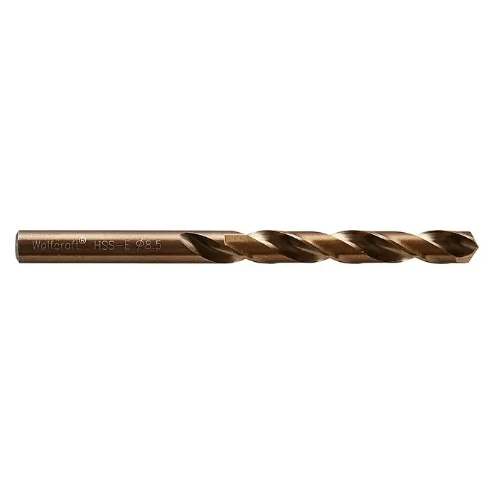 Wolfcraft Metallbohrer - Durchmesser: 8,5 mm, Länge: 117 mm, HSS-Co - Rechte Seitenansicht