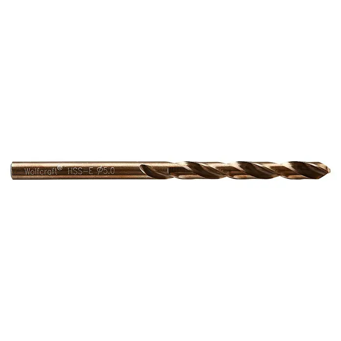 Wolfcraft Metallbohrer - Durchmesser: 5 mm, Länge: 86 mm, HSS-Co - Rechte Seitenansicht