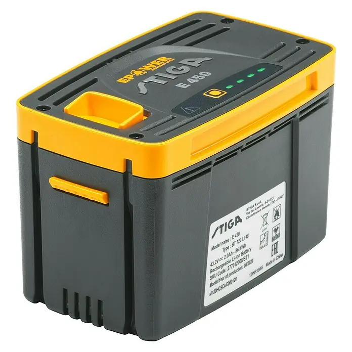 Stiga Reserve-accu EB 450 - 48 V, Li-ion, 5 Ah - Diagonaal zicht