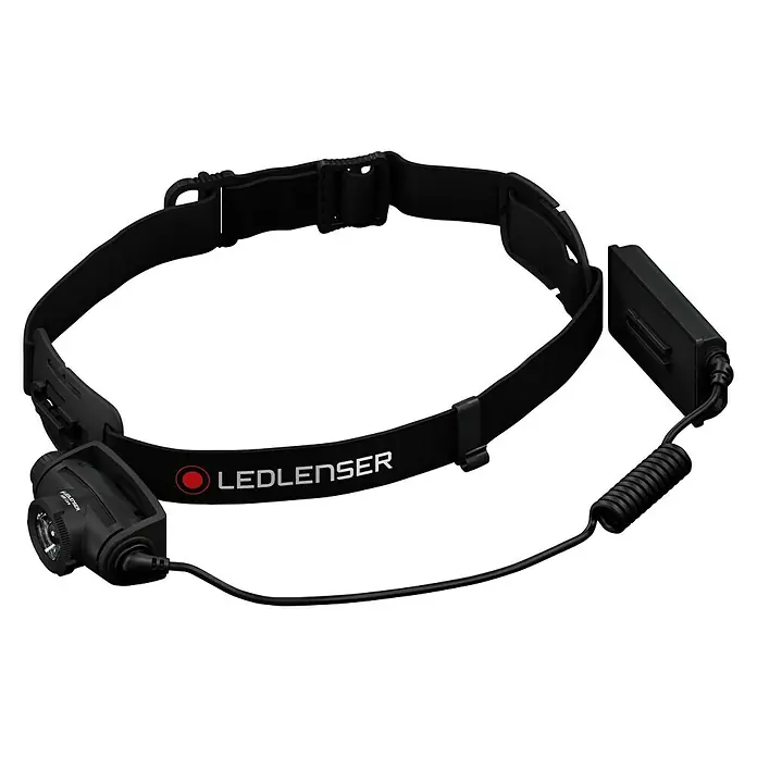 Ledlenser Stirnlampe H5 Core - LED, Batteriebetrieben, Schwarz, 15 lm - 350 lm - Diagonale Ansicht