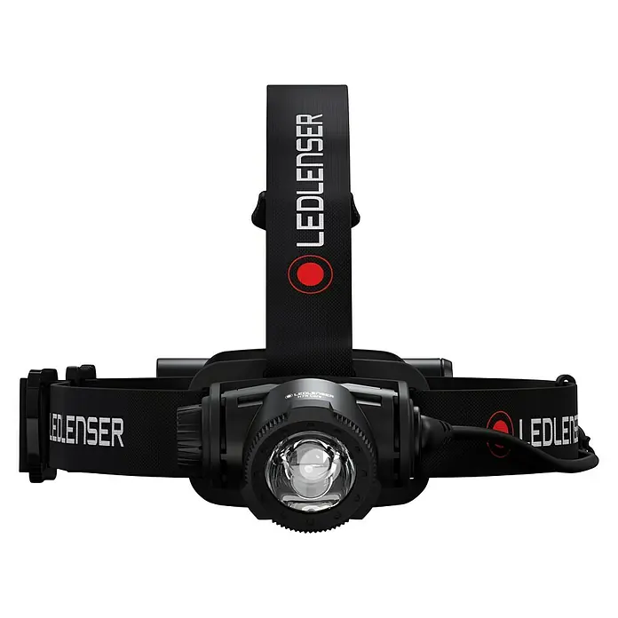 Ledlenser Stirnlampe H7R Core - LED, Akkubetrieben, Schwarz, 15 lm - 1.000 lm - Vorderansicht