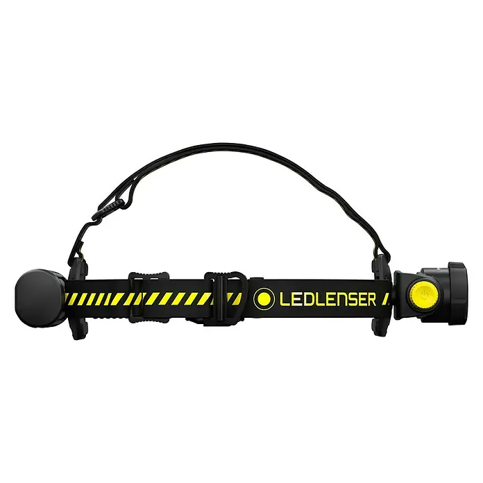 Ledlenser Stirnlampe H7R Work - LED, Akkubetrieben, Schwarz, 15 lm - 1.000 lm - Rechte Seitenansicht