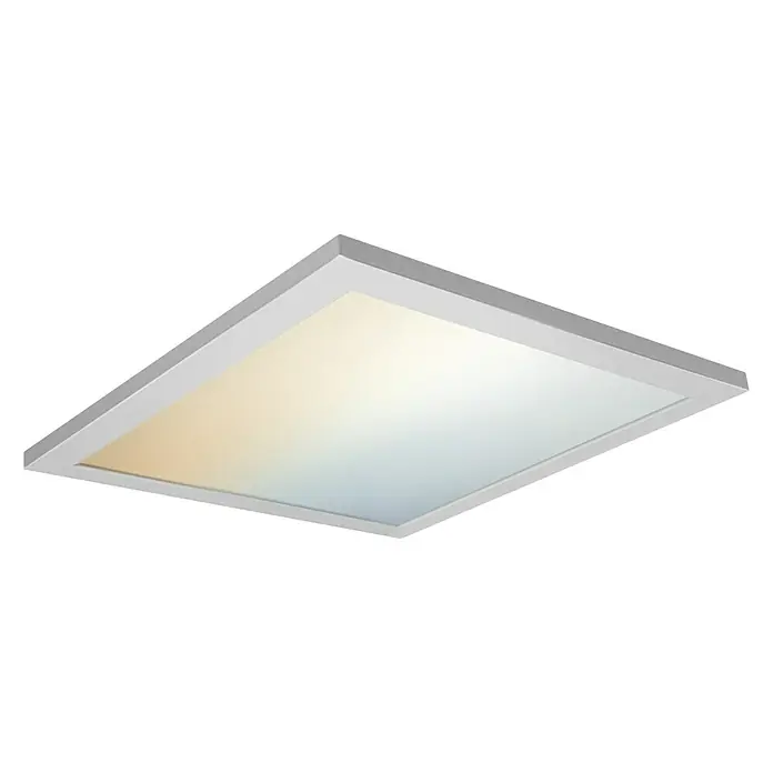 Ledvance Smart+ WiFi LED-Panel Planon Plus TW 30x30 - L x B x H: 300 x 300 x 56 mm, Weiß, Warmweiß - Diagonale Ansicht