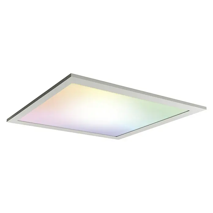 Ledvance Smart+ LED-Panel Planon Plus RGBW 30x30 - L x B x H: 30 x 30 x 5,6 cm, Weiß, RGBW - Diagonale Ansicht