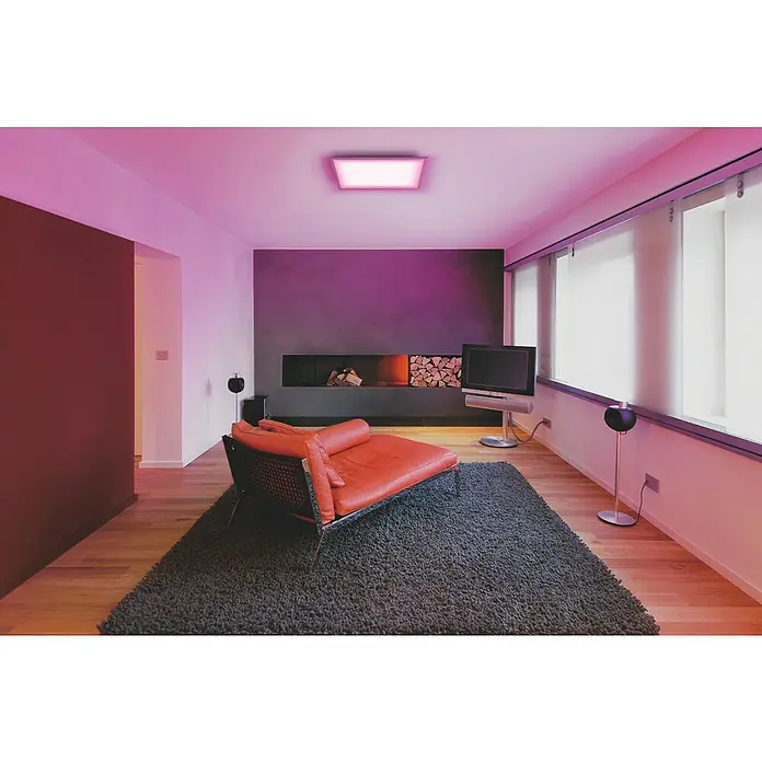 Ledvance Smart+ WiFi LED-Panel Planon Plus RGBW 60x60 - L x B x H: 595 x 595 x 56 mm, Weiß, Warmweiß - Stimmungsaufnahme