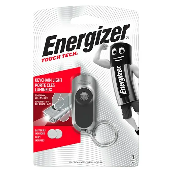 Energizer Linterna llavero - LED, 12 lm, Plástico - Vista frontal