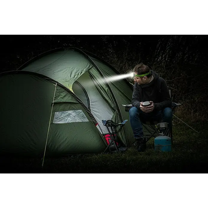 Energizer Linterna frontal LED - 225 lm, Plástico, 7 h - Producto en uso