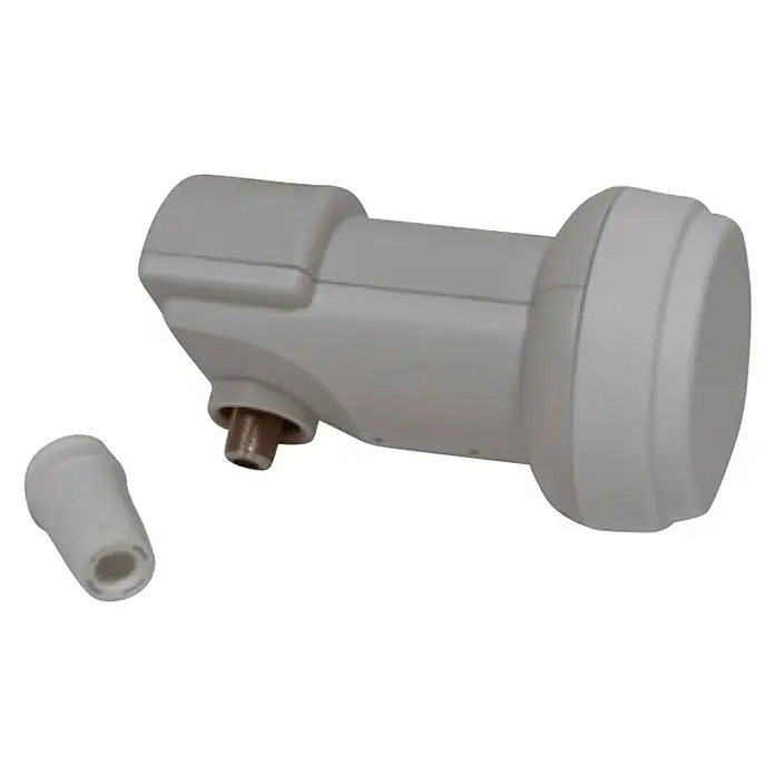 Universal-Quattro-LNB Offset 0,6/0,7 - Gris, Diámetro: 4 cm - Vista angular