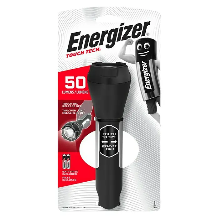 Energizer Linterna de mano LED Táctil - Plástico, Autonomía estimada: 20 h - Vista frontal